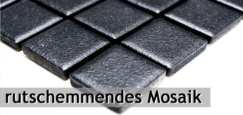 Non-slip ceramic mosaic