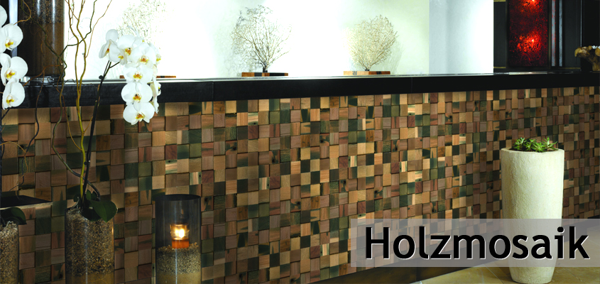 Wooden mosaic