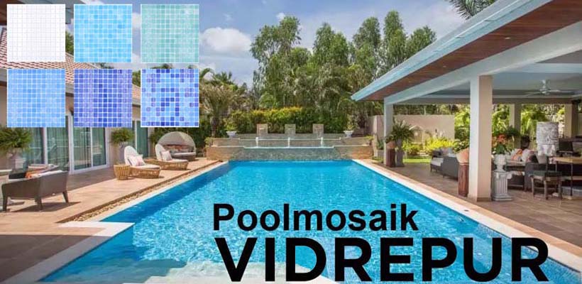 Pool mosaic glass Vidrepur