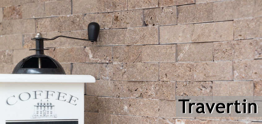 Travertine mosaic