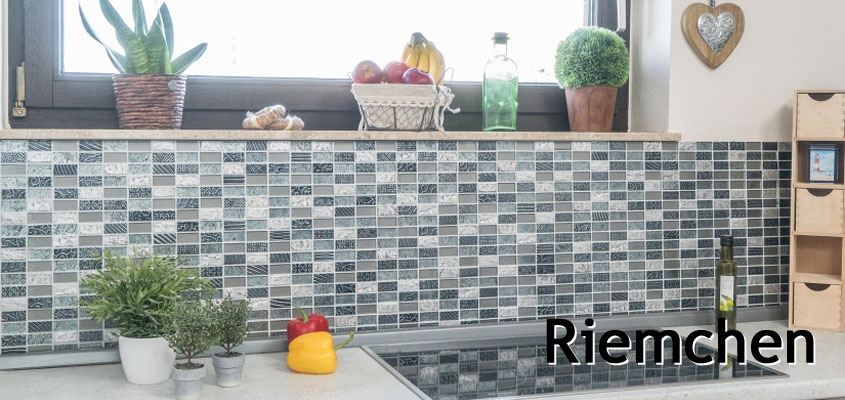 Glass natural stone mosaic brick slips