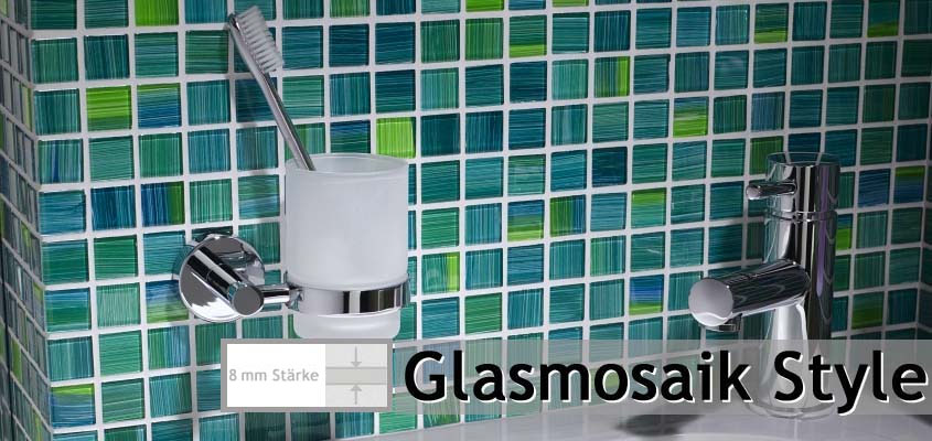 Glass mosaic style