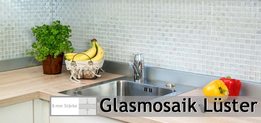 Glass mosaic chandelier