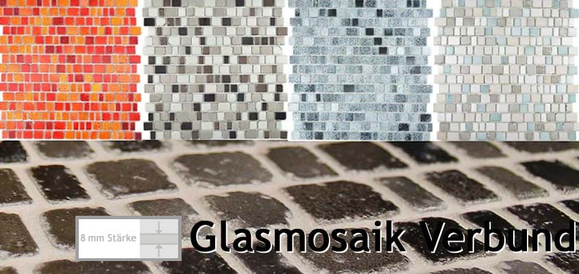 Glass mosaic composite