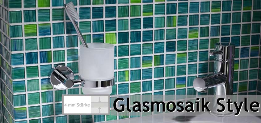Glass mosaic style