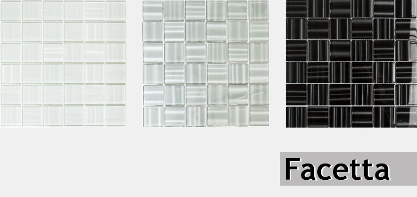 Facetta glass mosaic