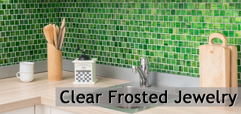 Glass Mosaic Frosted Jewelry