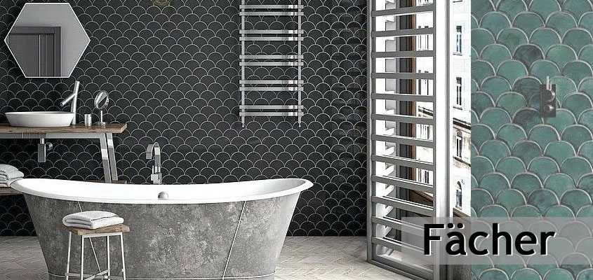 Ceramic mosaic FAN fan