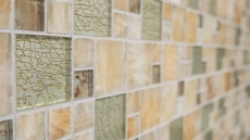 Mosaic tile kitchen splashback translucent amber gold combination glass mosaic crystal stone onyx elegance gold MOS88-MC649_f