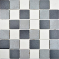 Ceramic mosaic antique white gray anthracite wall tile kitchen bathroom tile MOS14-0123_f