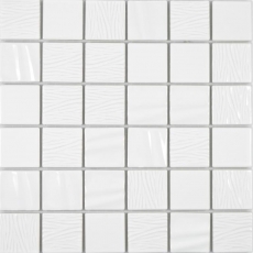 Ceramic mosaic white mosaic tiles 3D look wall tile backsplash kitchen bathroom MOS14-0101_f