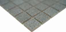 Mosaic tile SLIP-RESISTANT SHOWER BASIN STONE GREY MATT MOS18-0208-R10_f