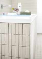 Mosaic tile ceramic rods light beige unglazed shower tray floor tile MOS24B-1211-R10_f