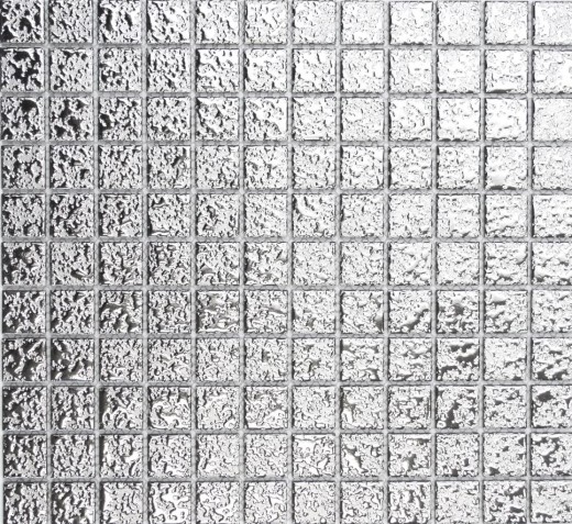 Mosaic tile ceramic mosaic SILVER textured wall tile backsplash kitchen MOS18-0207_f