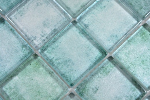 Square Crystal mix green mosaic tile wall tile backsplash kitchen bathroom MOS88-0050_f