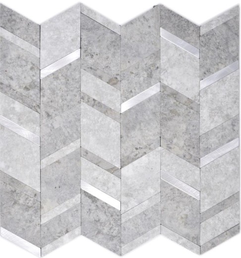 Arrow vinyl stone look cement gray silver light self-adhesive MOS200-2CLG_f