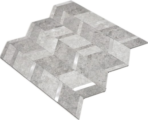 Arrow vinyl stone look cement gray silver light self-adhesive MOS200-2CLG_f