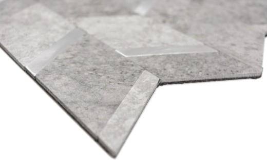 Arrow vinyl stone look cement gray silver light self-adhesive MOS200-2CLG_f