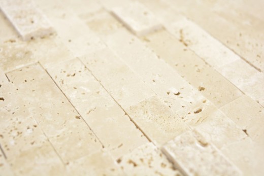 Composite natural stone travertine beige MOS200-M42_f