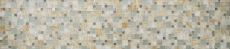Hand-patterned mosaic tile Tile backsplash Translucent amber gold Combination glass mosaic Crystal stone Onyx Elegance gold MOS88-MC649_m