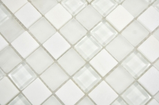 Hand pattern square crystal/stone mix super white mosaic tile wall tile backsplash kitchen bathroom MOS72-0001_m