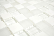 Hand pattern square crystal/stone mix super white mosaic tile wall tile backsplash kitchen bathroom MOS72-0001_m