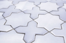 Hand sample mosaic tile ceramic mosaic combi mix gray matt tile backsplash kitchen MOS13-SXS05_m