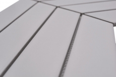 Hand-painted mosaic tile ceramic mosaic herringbone uni white matt kitchen wall shower MOS24-CHEV01_m