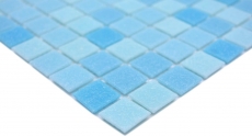 Glass mosaic Mosaic tiles light blue Pool mosaic Swimming pool mosaic MOS210-PA331