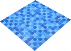 Glass mosaic mosaic tiles blue pool mosaic swimming pool mosaic MOS210-PA335