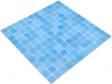 Mosaic tile Pool mosaic Swimming pool mosaic Ocean blue Bathroom shower MOS220-501R