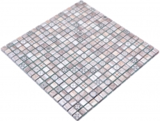 Glass mosaic mosaic tile retro wood look cream brown light ornament MOS78-W79