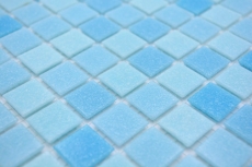 Mosaic tiles glass mosaic Classic Mix glass mix light blue 4F paper-bonded pool mosaic swimming pool mosaic MOS210-PA331_f