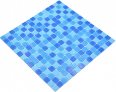 Hand sample mosaic tile glass mosaic Classic Mix glass mix turquoise blue paper-bonded pool mosaic swimming pool mosaic MOS210-PA327_m