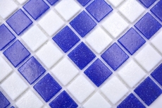 Hand-painted mosaic tile border glass white dark blue paper-bonded pool mosaic swimming pool mosaic MOSMB-BO16P_m