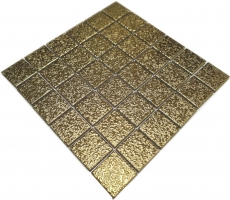 Hand pattern mosaic tile ceramic mosaic Medio uni gold hammered bathroom kitchen wall MOS16-0707_m