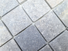 Hand pattern mosaic tile marble mosaic THUMBNAIL light gray kitchen wall bathroom shower tray MOS40-T48LG_m