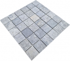 Hand pattern mosaic tile marble mosaic THUMBNAIL light gray kitchen wall bathroom shower tray MOS40-T48LG_m