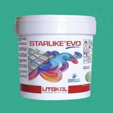 Litokol STARLIKE EVO 410 VERDE SMERALDO green I Epoxy resin adhesive joint 2.5 kg bucket