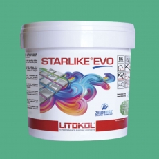 Litokol STARLIKE EVO 420 VERDE PRATO green II epoxy resin adhesive joint 2.5kg bucket