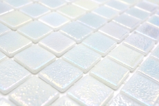 Swimming pool mosaic pool mosaic glass mosaic cream iridescent multicolored glossy wall floor kitchen bathroom shower MOS220-P55254