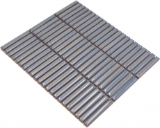 Ceramic mosaic mosaic tiles gray blue glossy wall kitchen bathroom shower MOS24-CG41
