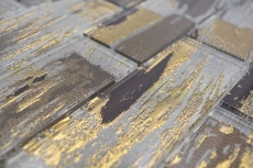 Glass mosaic mosaic tile black with gold glossy wall kitchen bathroom shower MOS88-SW01_f