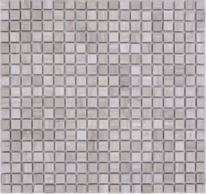Natural stone mosaic marble gray matt wall floor kitchen bathroom shower MOS38-15-2012_f