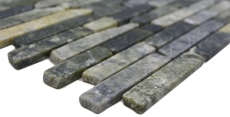 Natural stone mosaic tiles marble green matt wall floor kitchen bathroom shower MOS40-0407_f