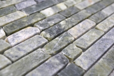 Natural stone mosaic tiles marble green matt wall floor kitchen bathroom shower MOS40-0407_f