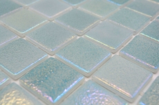 Swimming pool mosaic pool mosaic glass mosaic pastel green iridescent multicolored glossy wall floor kitchen bathroom shower MOS220-P55383_f