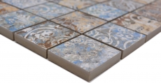 Hand pattern ceramic mosaic porcelain stoneware strong multicolored matt wall floor kitchen bathroom shower MOS14-47CV_m