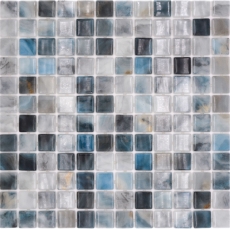 Hand sample swimming pool mosaic pool mosaic glass mosaic gray anthracite iridescent wall floor kitchen bathroom shower MOS220-P56256_m