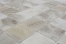 Hand sample swimming pool mosaic pool mosaic glass mosaic light beige iridescent wall floor kitchen bathroom shower MOS220-P56381_m